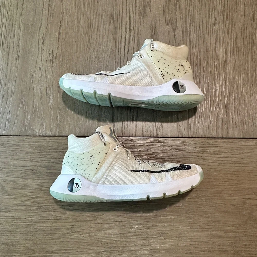 Nike KD Trey 5 Basketball Shoes Size 9.5 Cream Black - Picture 2 of 11